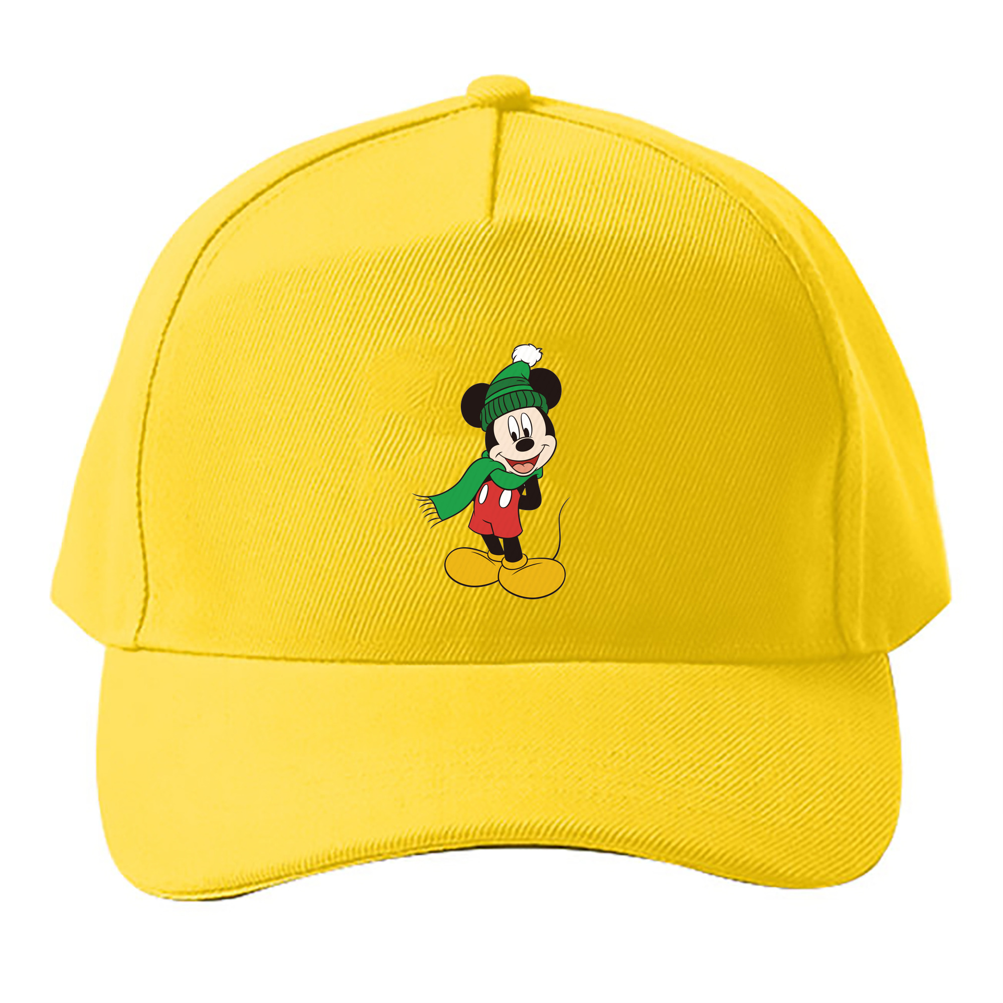 （画像用） ミッキーマウス Mickey Mouse ベースボールキャップ 綿100％ 男女兼用 帽子 スポーツ